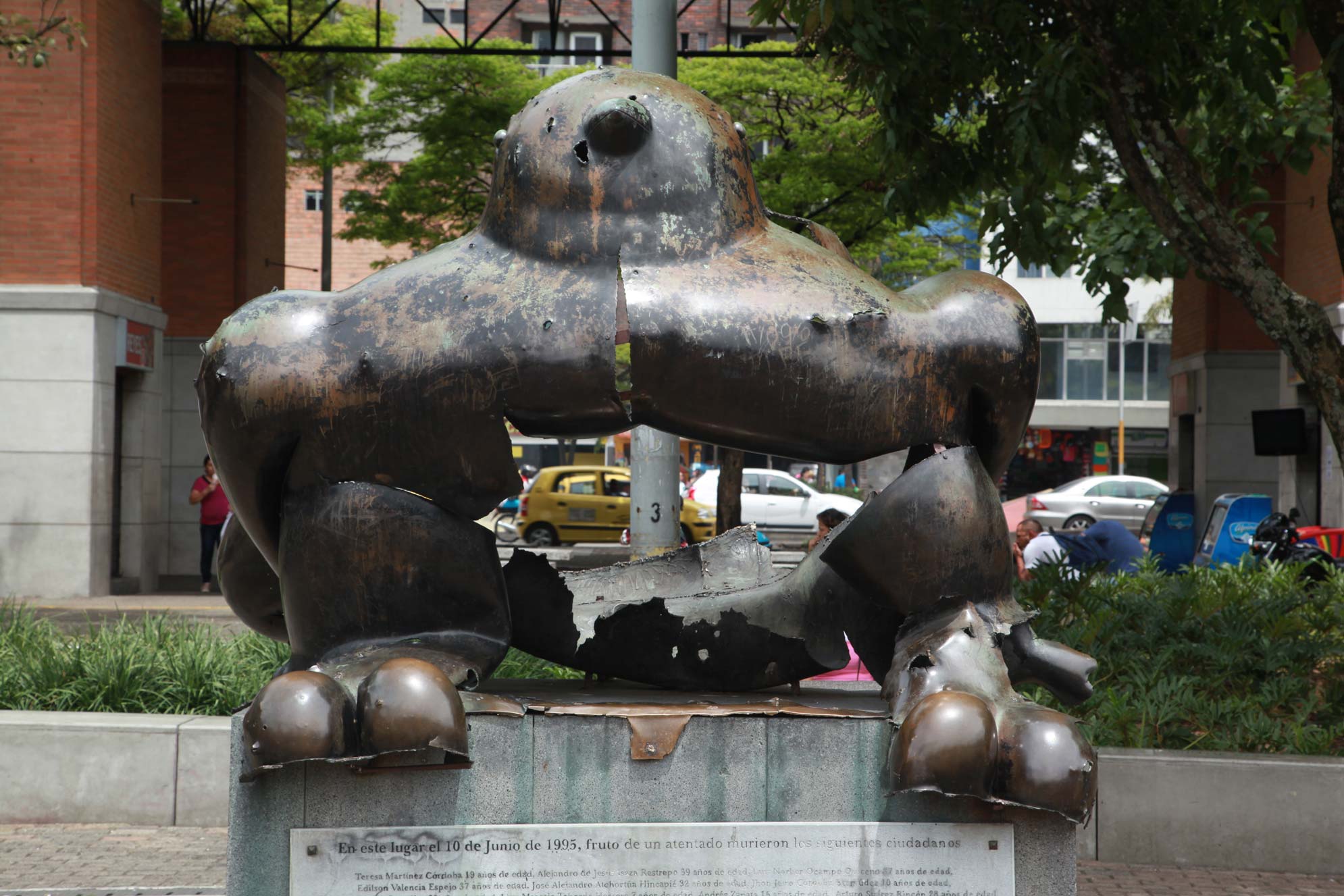 El pájaro herido, Fernando Botero