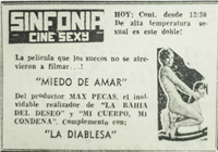 Cartelera Sala X Sinfonía