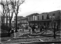 Fuego en el Parque de Berrío