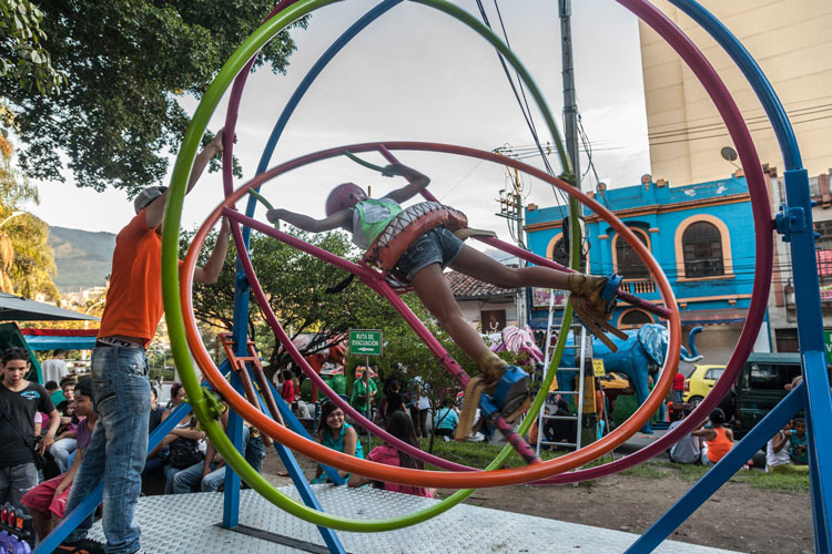 Un parque de barrio en el Centro